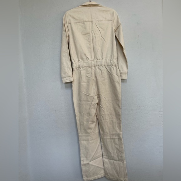 Faherty overland twill jumpsuit in neutral size XS - Picture 9 of 14